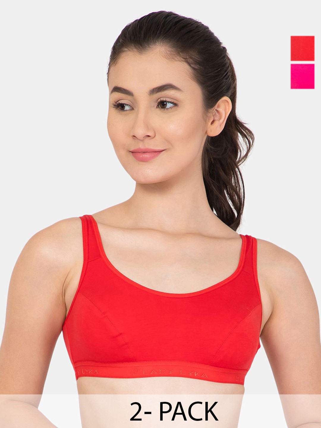 

Lady Lyka Bra Medium Coverage, Red