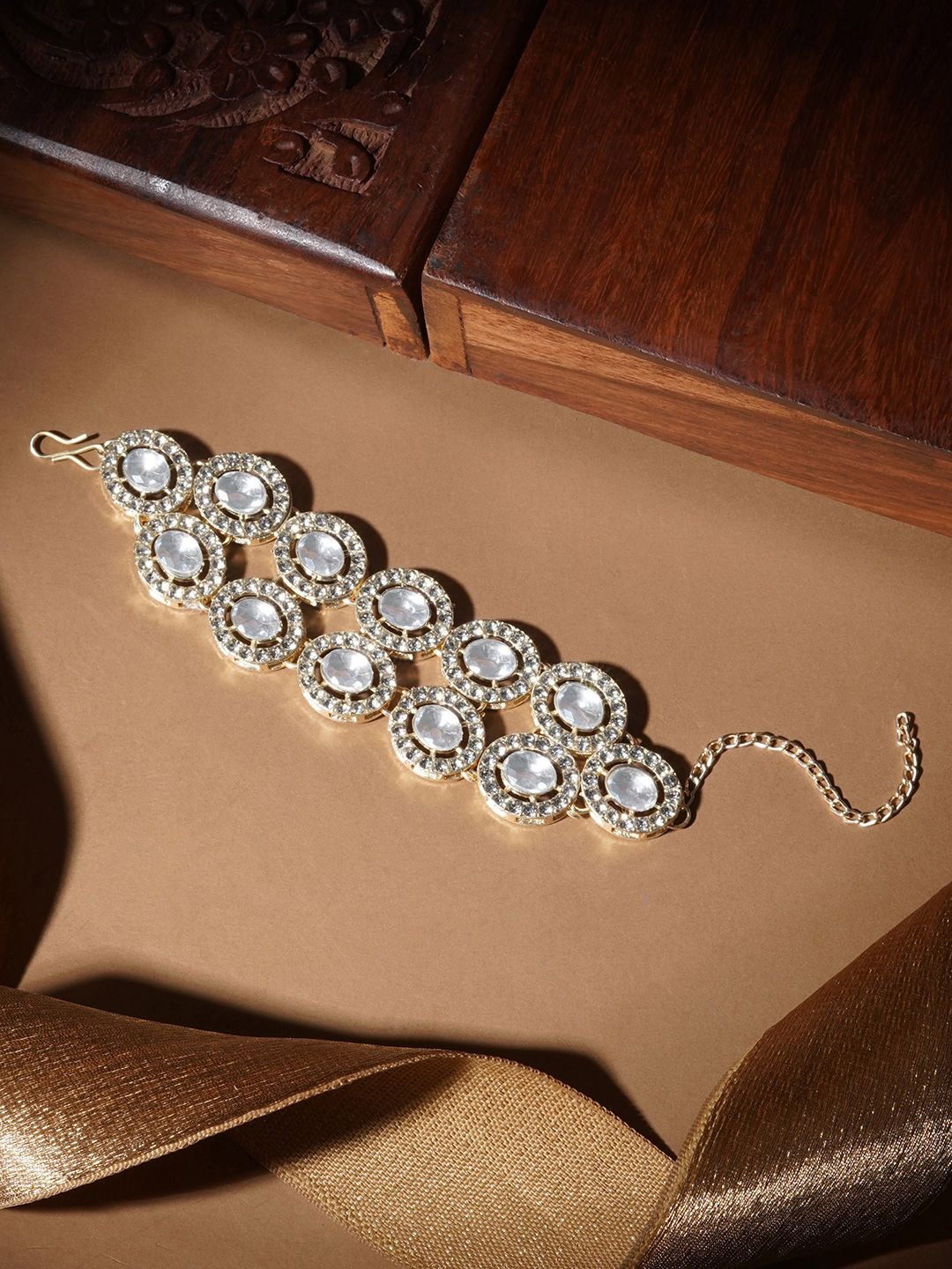 

TEEJH Ziya Gold-Plated Silver Wraparound Bracelet
