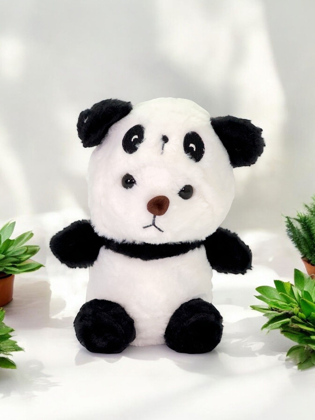 

LITTLE GINNIE Kids Pure Cotton Soft & Cushy Panda Soft Toy, White