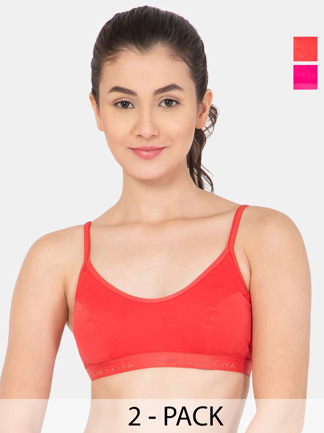 

Lady Lyka Bra Medium Coverage, Red