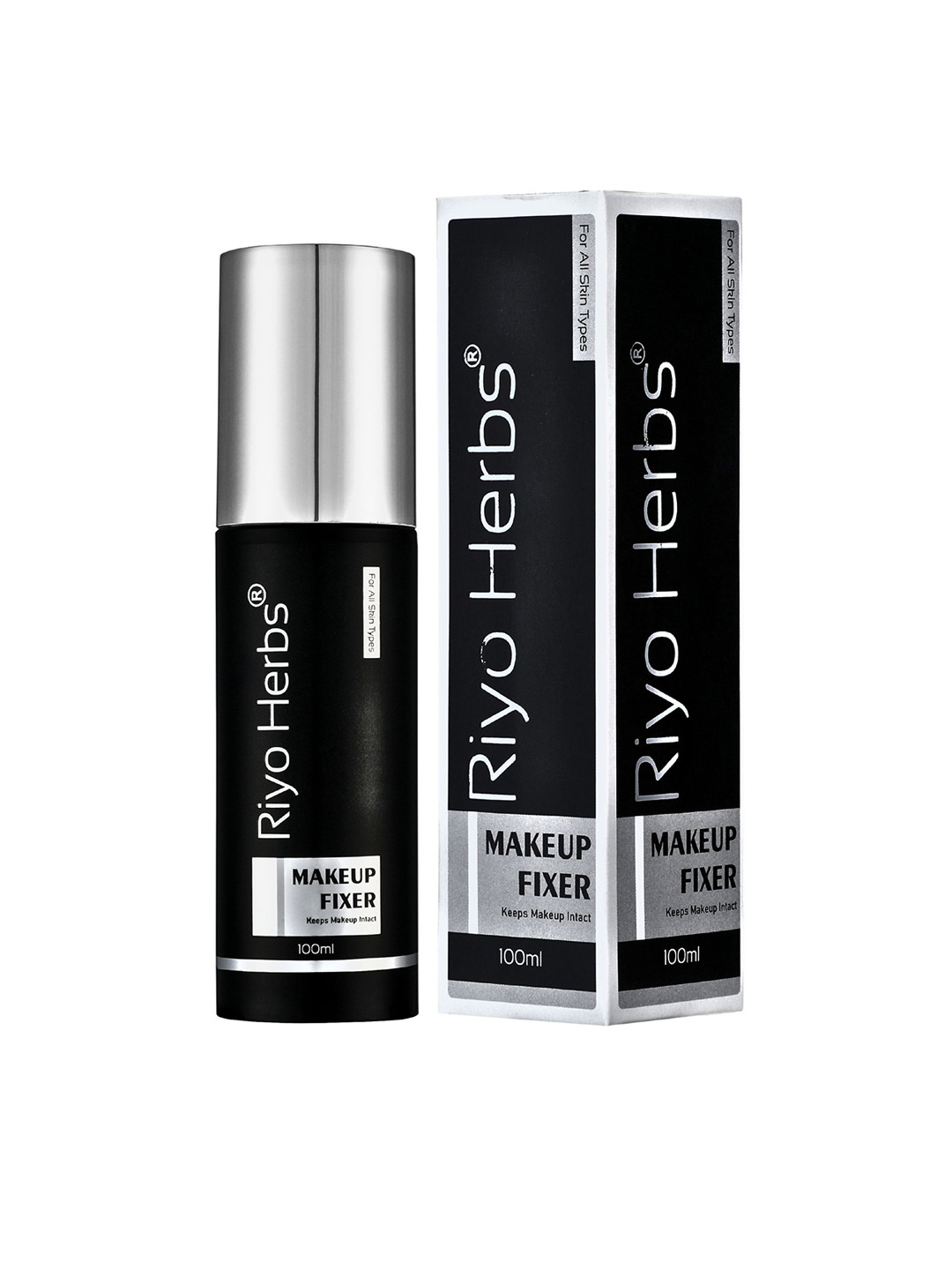 

Riyo Herbs Matte Makeup Fixer 100ml & Creme Tint Creamy 8g-Peach, Transparent