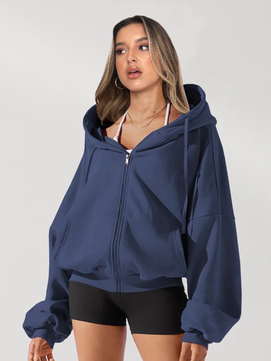 

HERE&NOW Women Sweatshirt, Blue