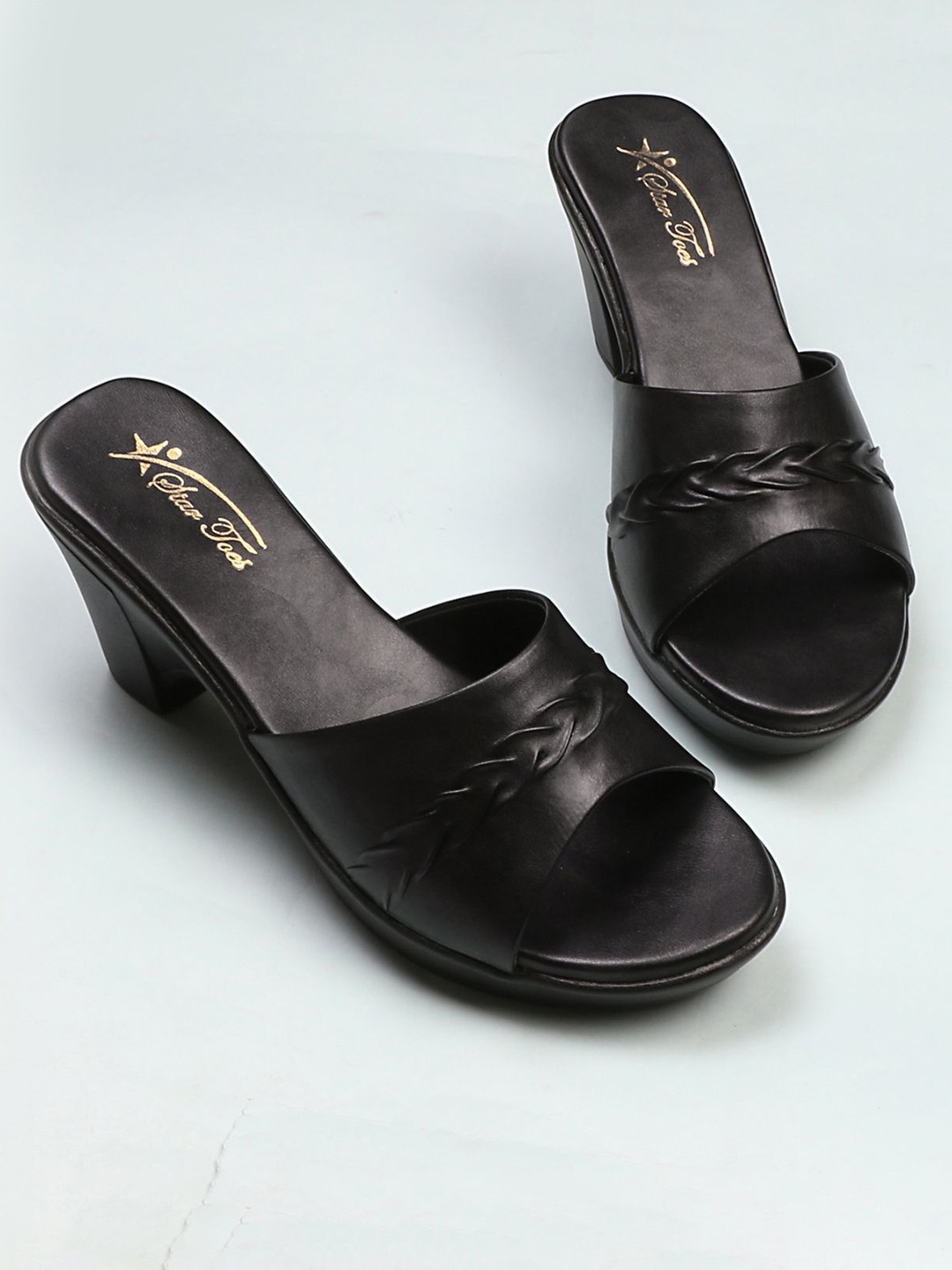

STARTOES Work Platform Sandals, Black