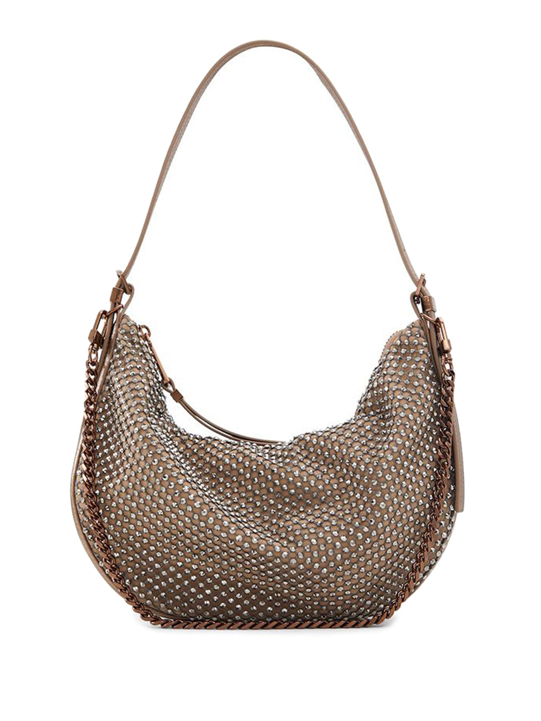 

ALDO Structured Handheld Bag with Cut Work, Multi