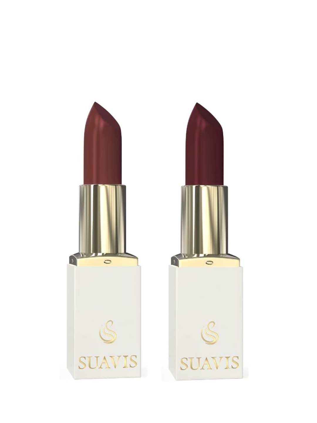 

SUAVIS Set Of 2 Infinitely Matte Long Lasting Lipstick - 8gm - 102, 112, Red