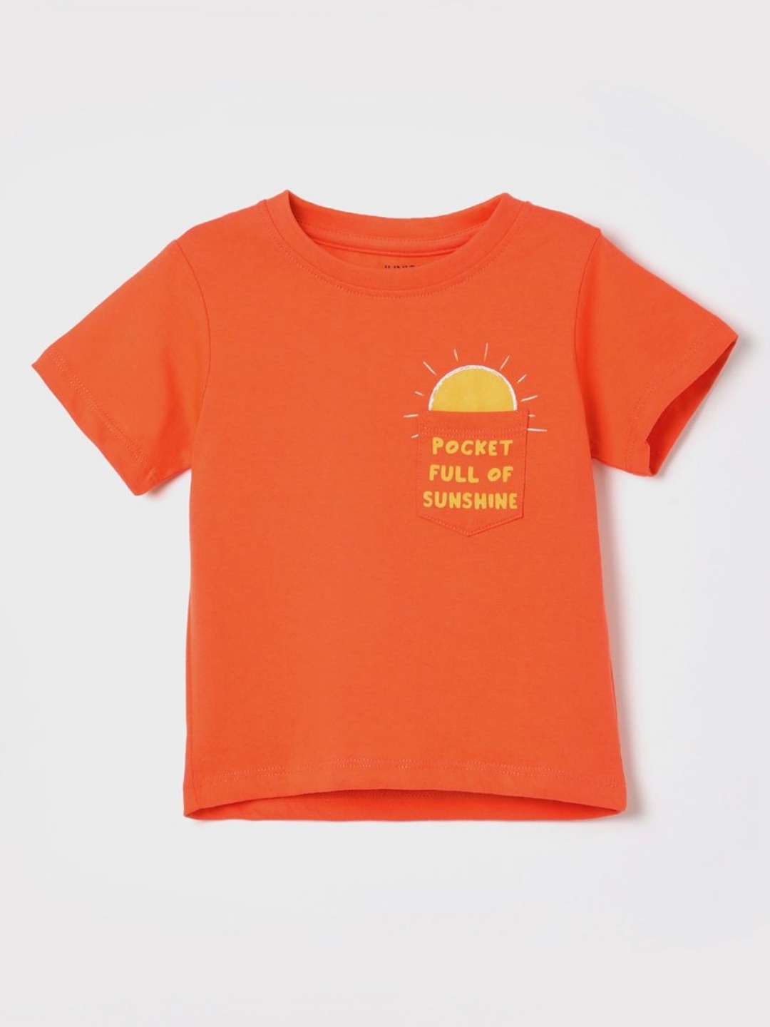 

Juniors by Lifestyle Boys Typography Printed Round Neck Cotton T-Shirt, Orange