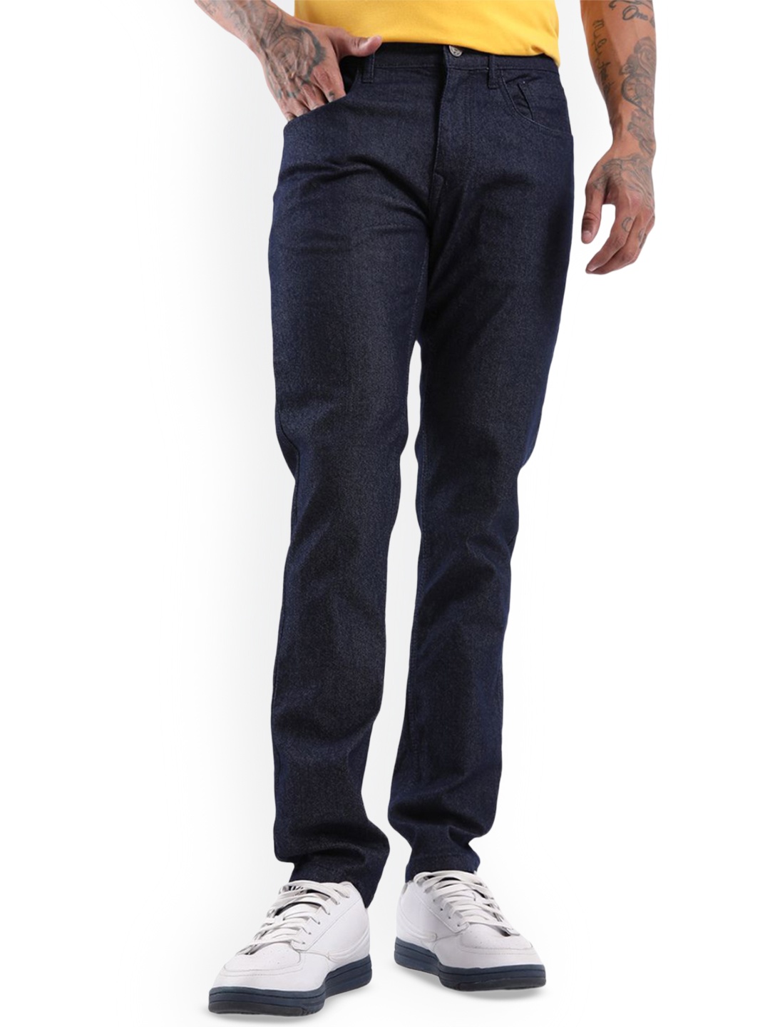 

WROGN Men Slim Fit Mid Rise Jeans, Blue