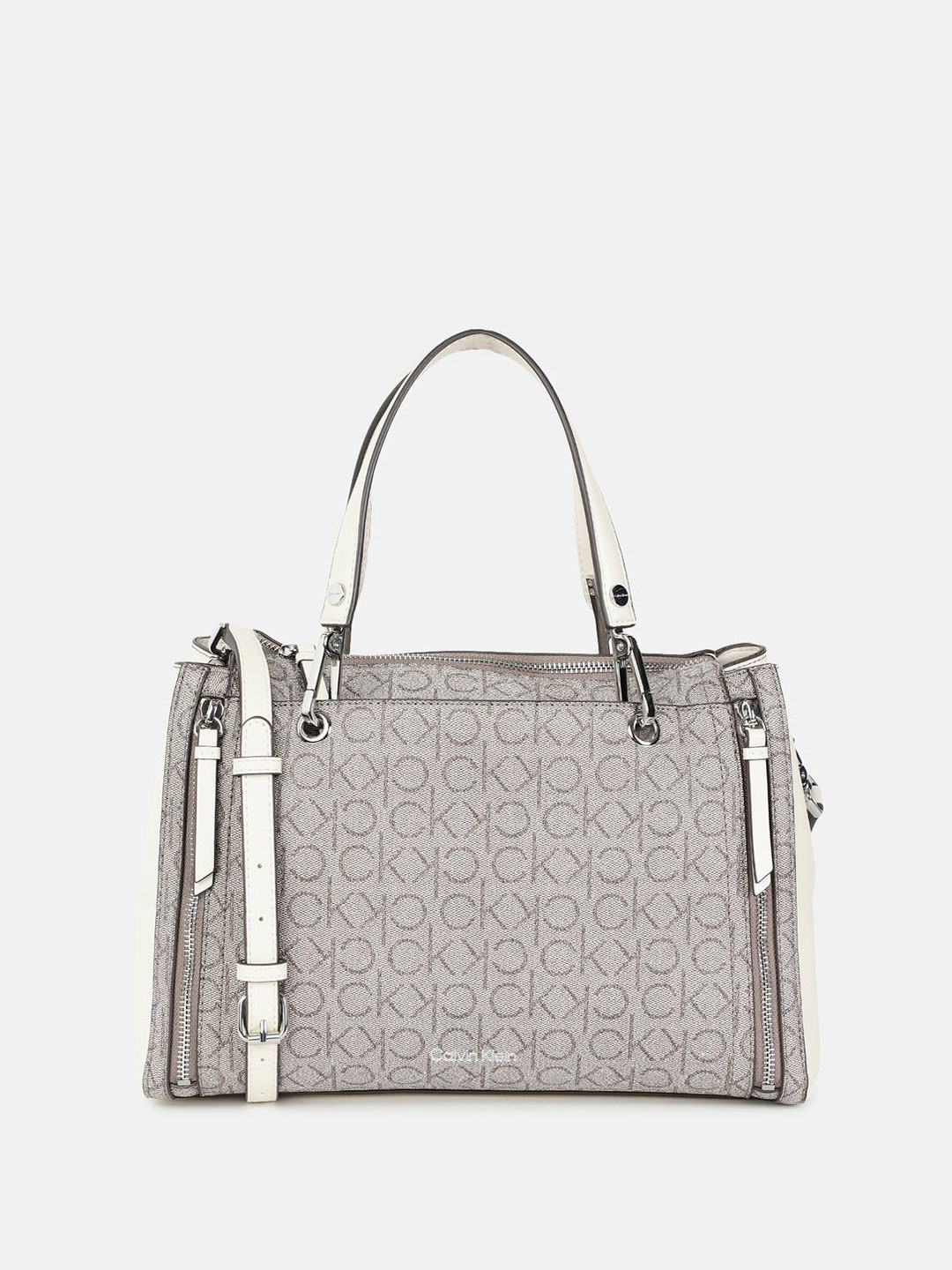 

Calvin Klein Jeans PU Structured Hobo Bag with Tasselled, Beige