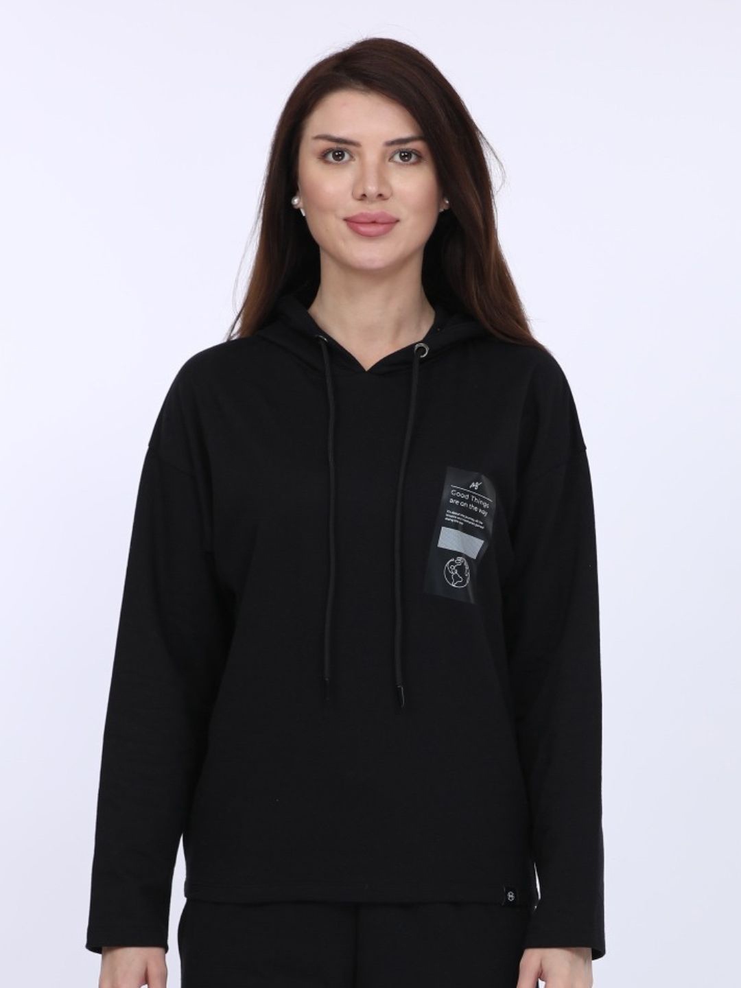 

MAYSIXTY Women Sweatshirt, Black