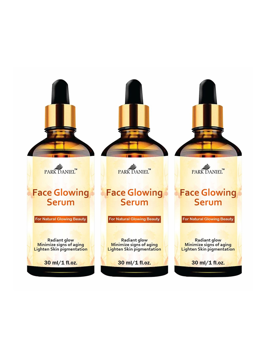 

Park Daniel Set of 3 Face Glowing Serum-30 ML Each, Gold