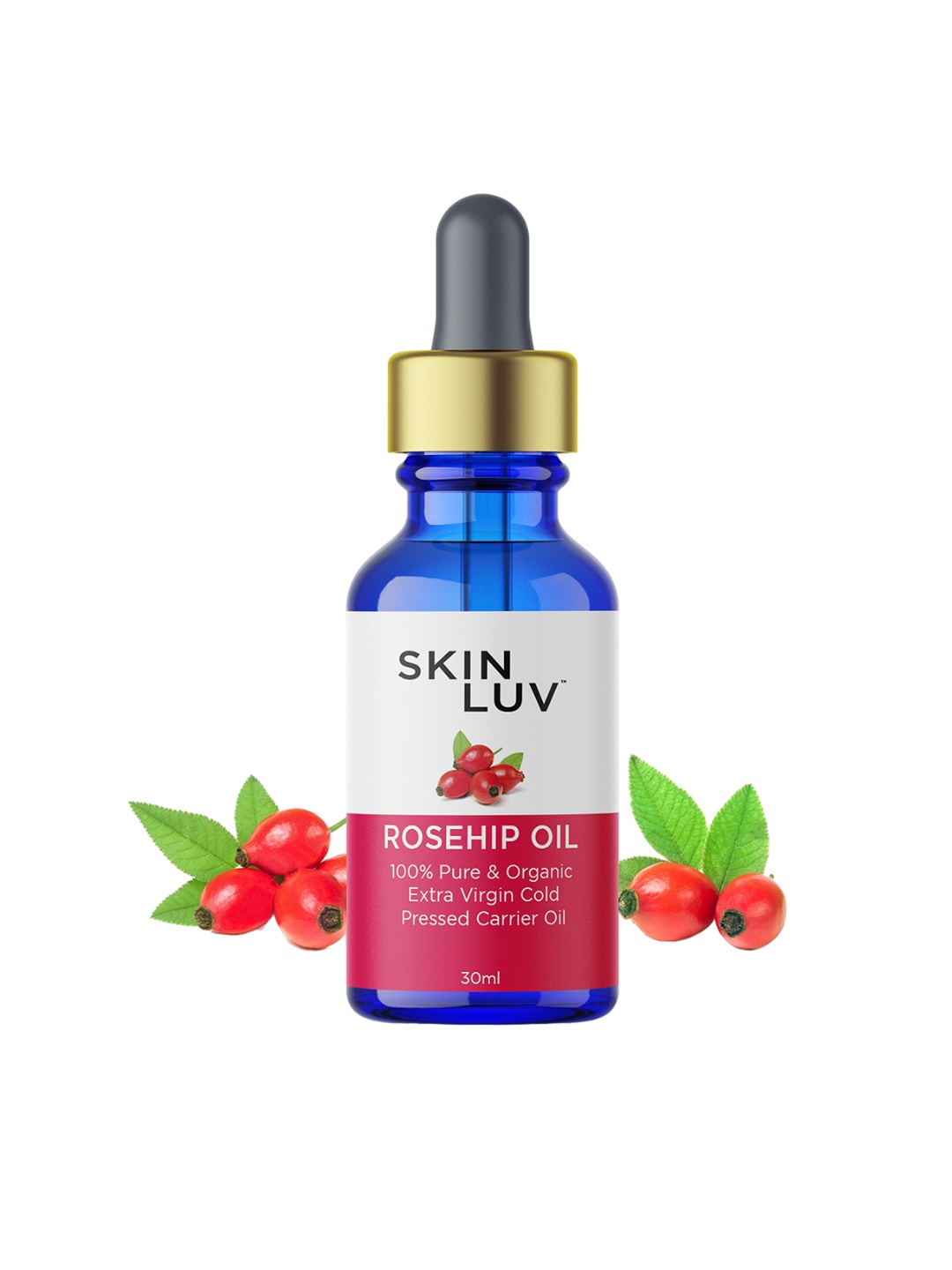 

SKINLUV 100% Pure Organic Cold Pressed Rosehip Oil 30ml, Yellow