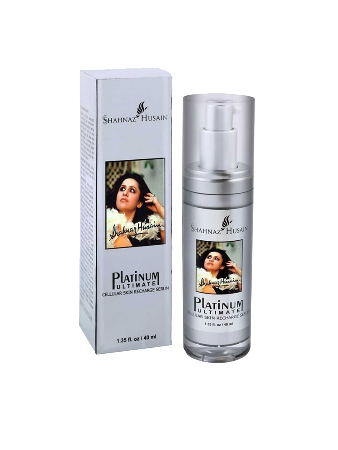 

Shahnaz Husain Platinum Ultimate Cellular Skin Recharge Serum 40ml, Transparent