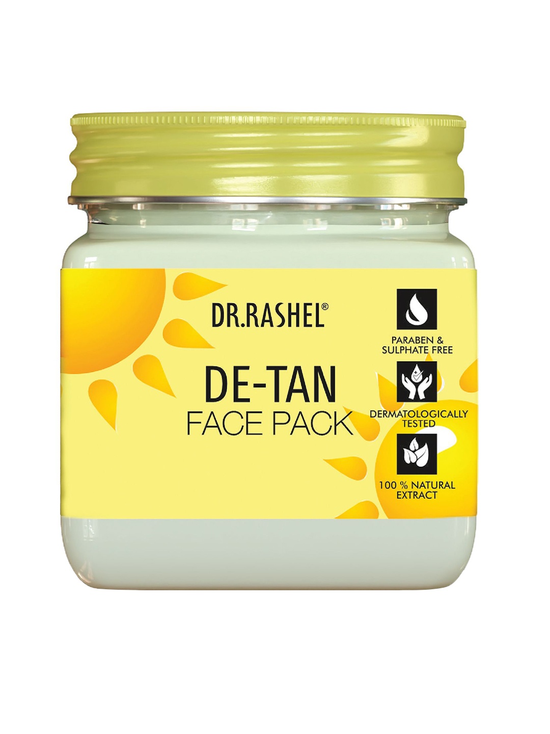 

DR.RASHEL De-Tan Face Pack For Deep Cleansing - 380ml, Lime green