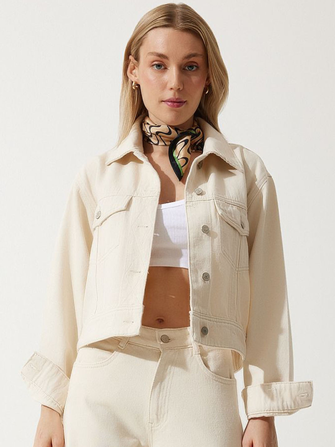 

Happiness istanbul Women Tailored Jacket with Embroidered, Na