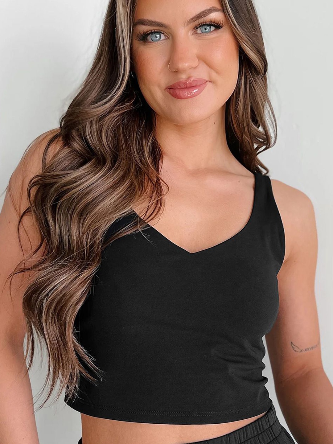 

HERE&NOW Crop Top, Black