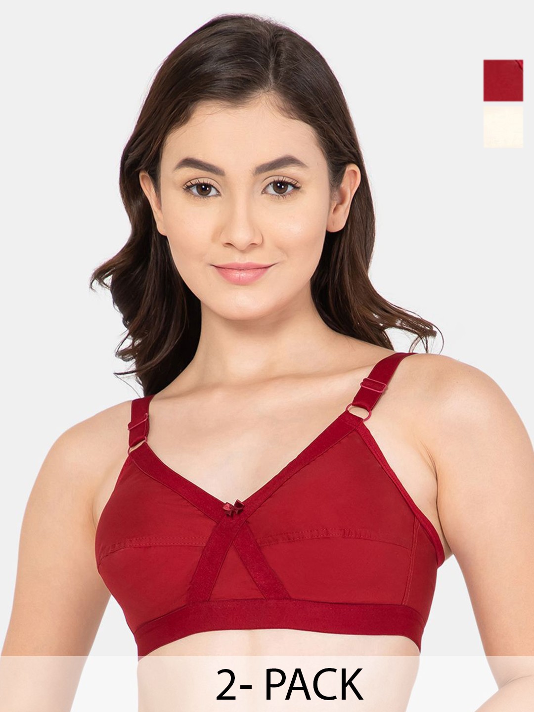 

Lady Lyka Bra Medium Coverage, Maroon