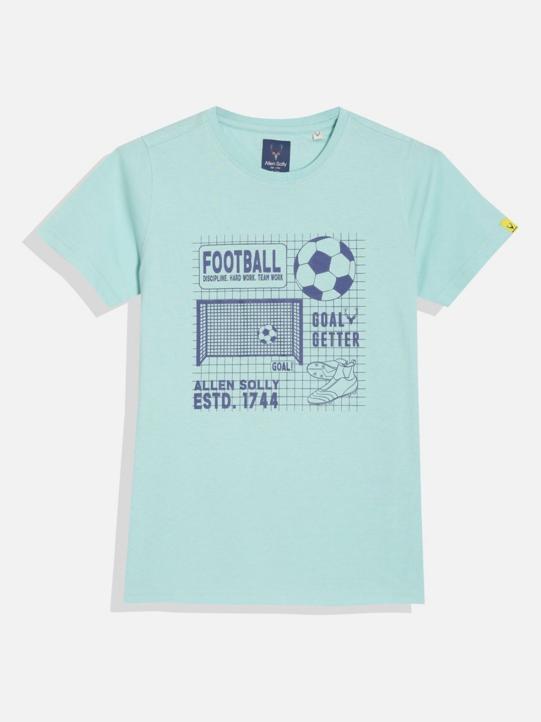 

Allen Solly Junior Boys Printed Applique T-shirt, Green