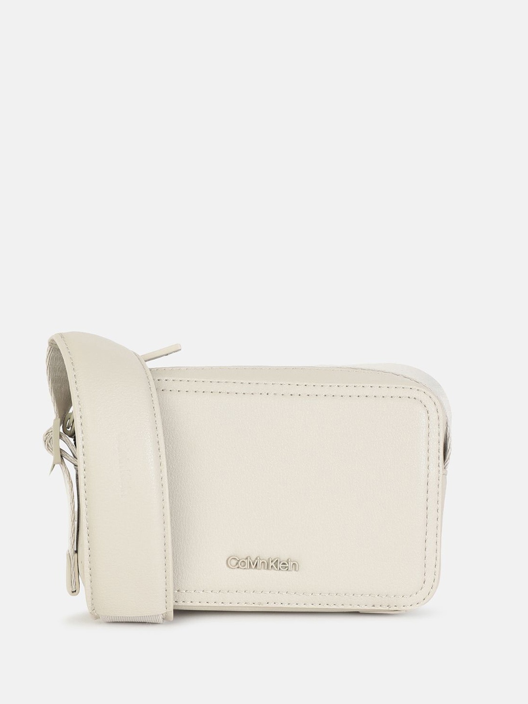 

Calvin Klein Jeans Structured Hobo Bag, Beige