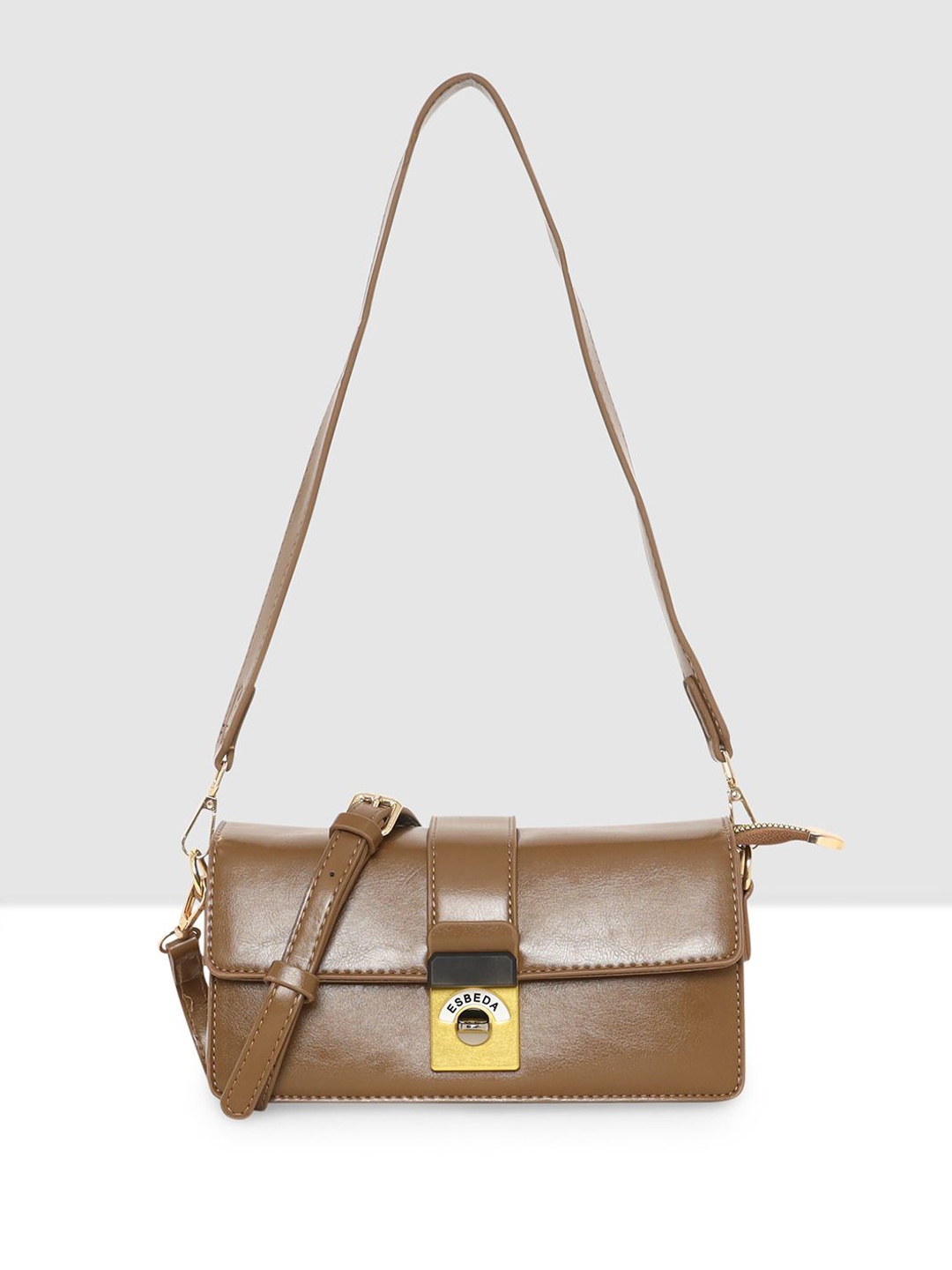 

ESBEDA PU Shopper Sling Bag, Coffee brown