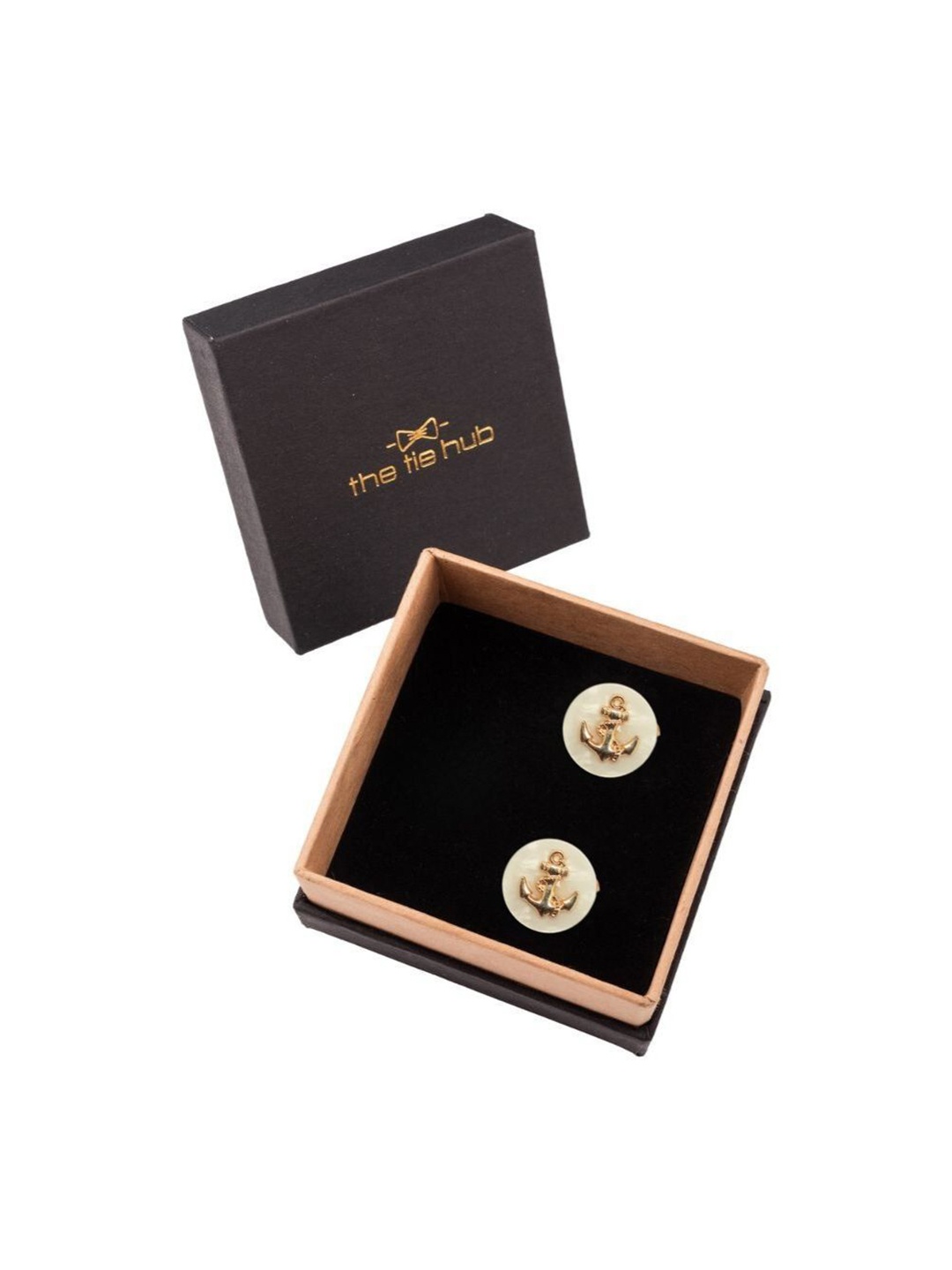 

The Tie Hub Cufflink, Gold