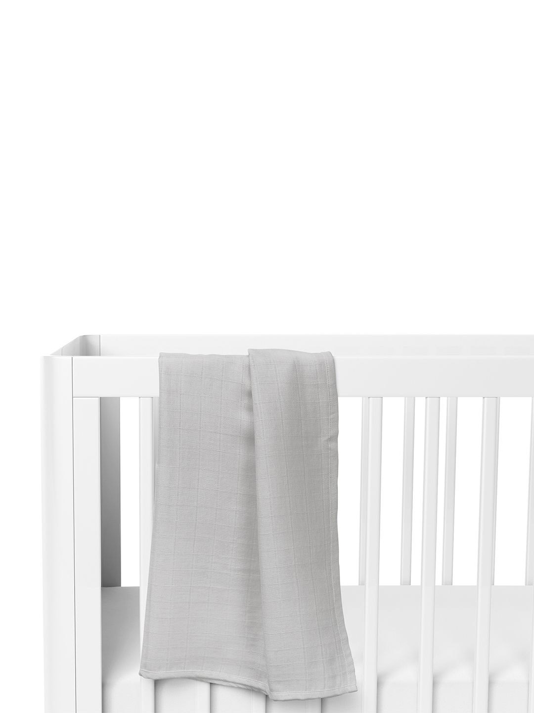 

The White Cradle Infants Pure Organic Cotton Swaddle, Grey