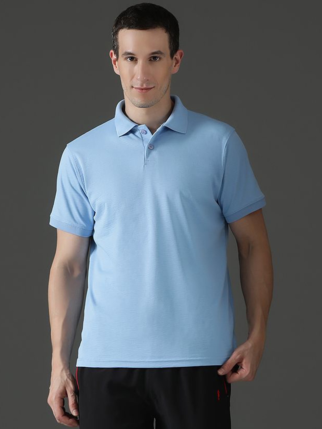 

EPPE Men Polo Collar T-shirt, Blue