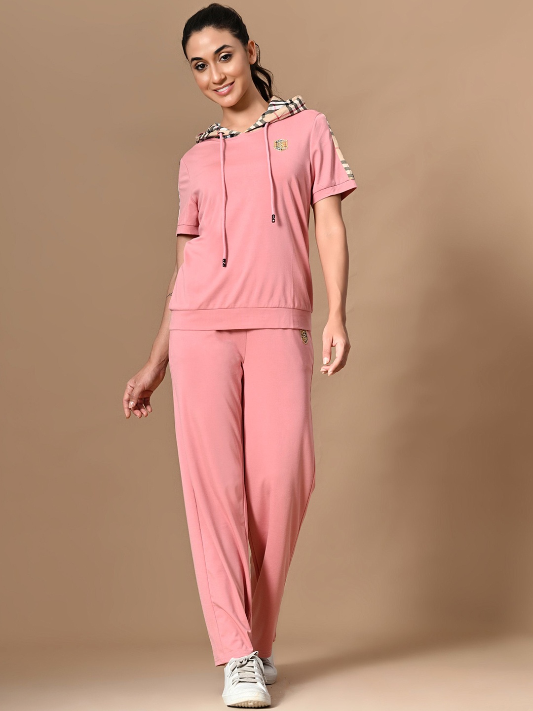 

PANKH T-Shirt & Trousers Co-Ords, Pink