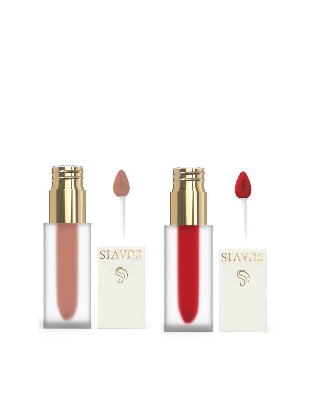 

SUAVIS Set Of 2 Matte Liquid Long Lasting Lipstick - 8gm - 203, 212, Pink