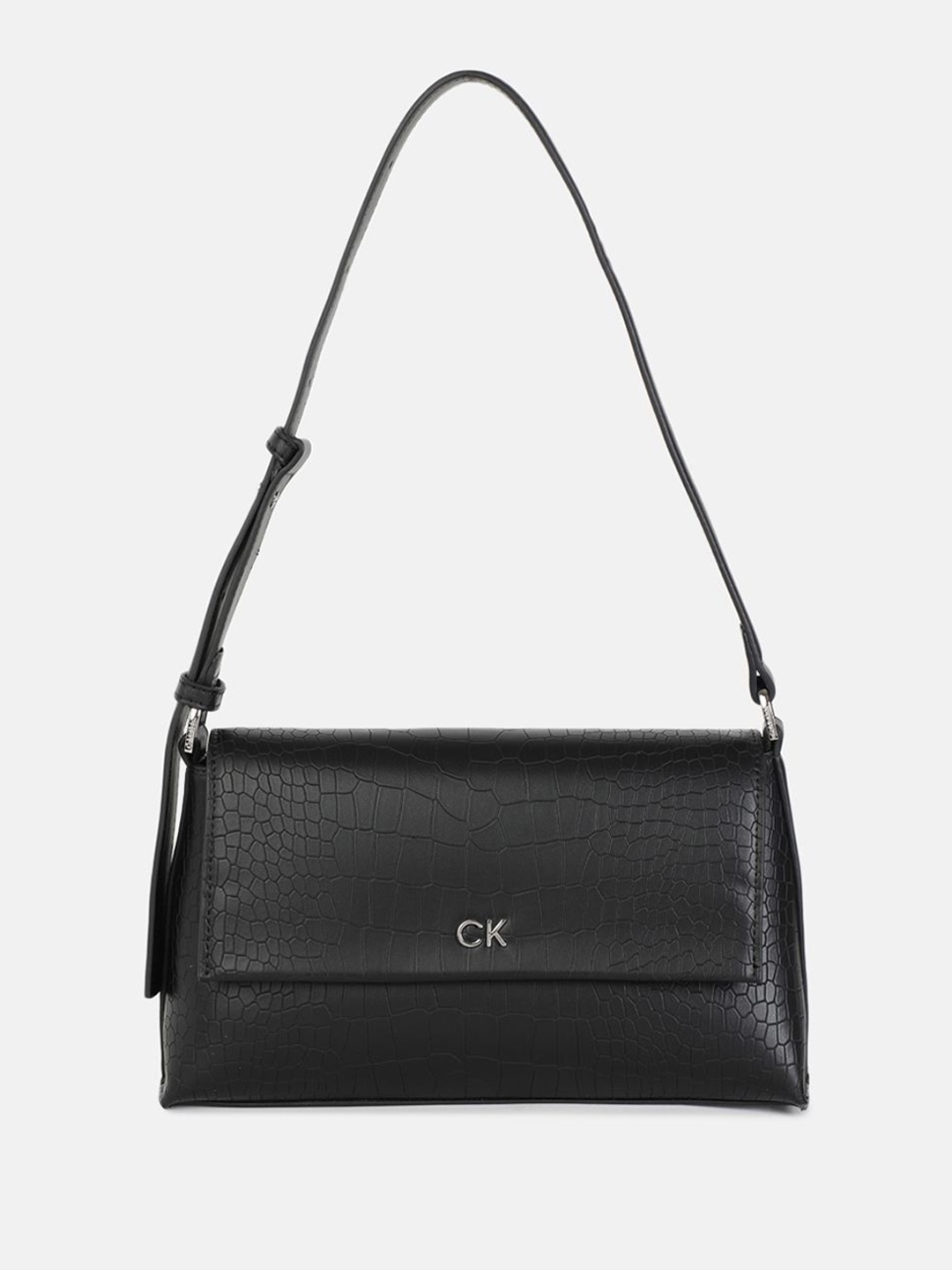 

Calvin Klein Jeans PU Structured Sling Bag, Black