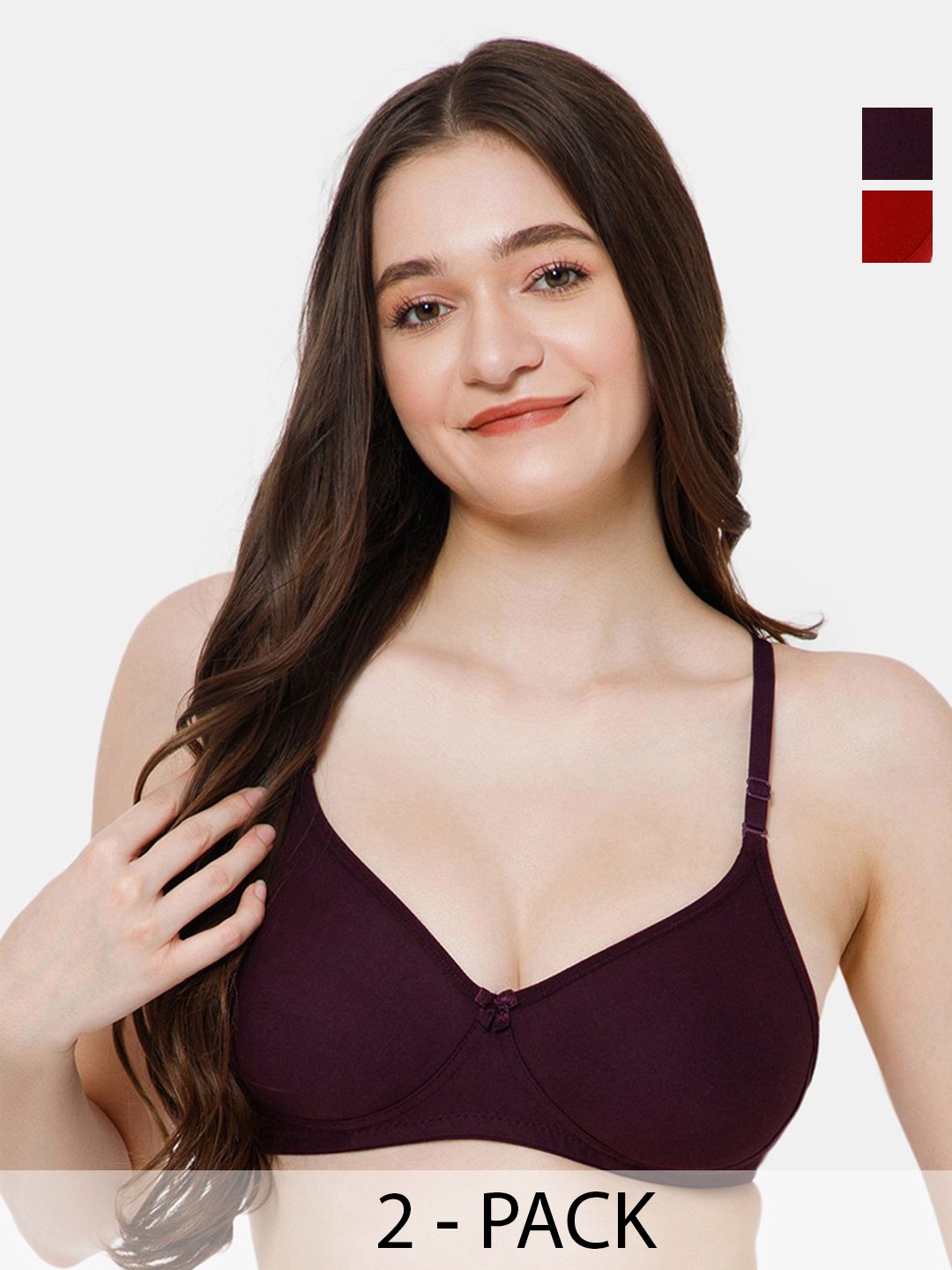 

Lady Lyka Bra Medium Coverage, Maroon