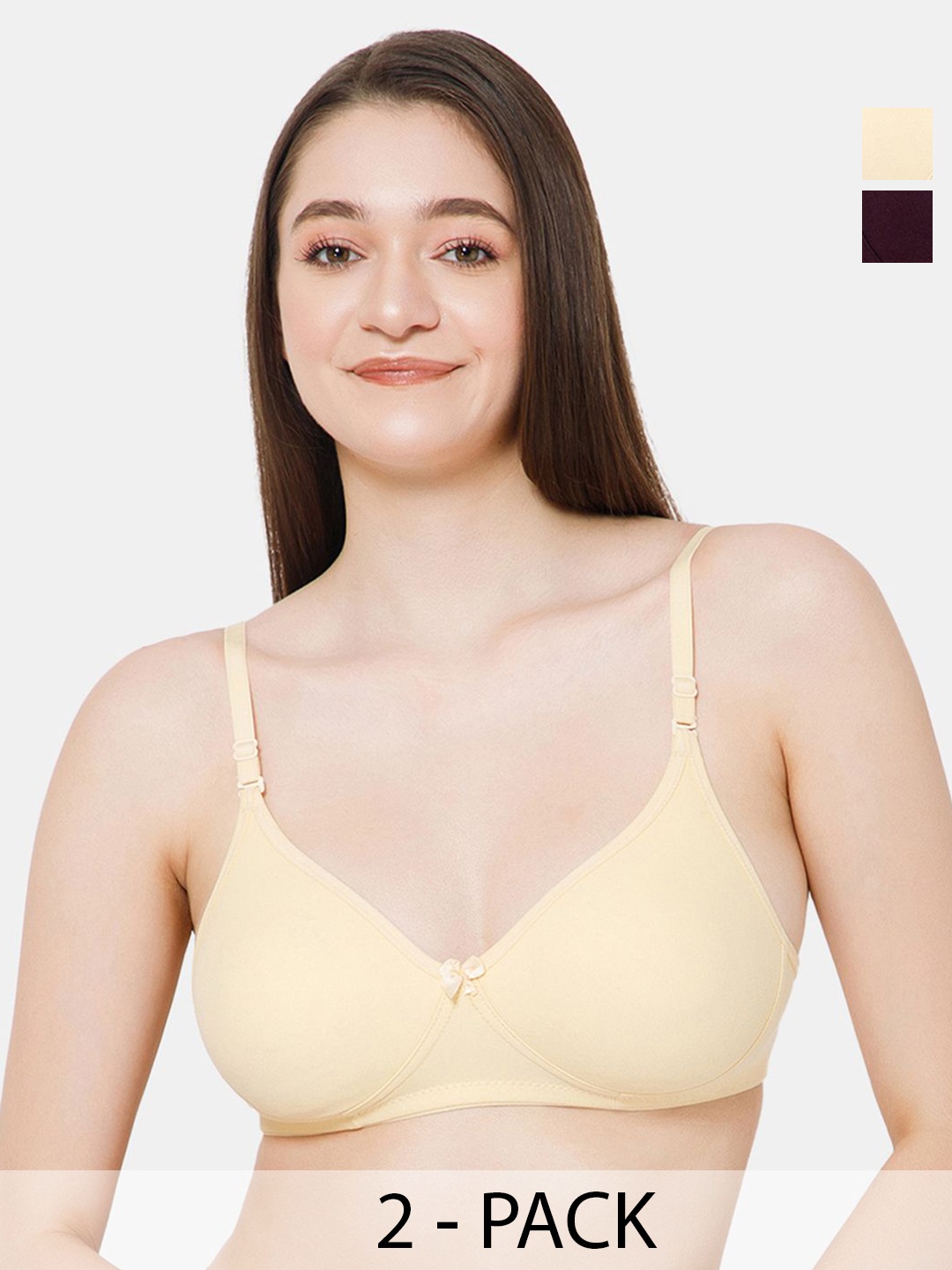 

Lady Lyka Bra Cotton Medium Coverage, Beige
