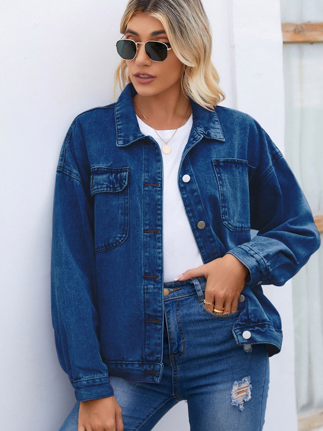 

StyleCast Women Denim Jacket, Blue