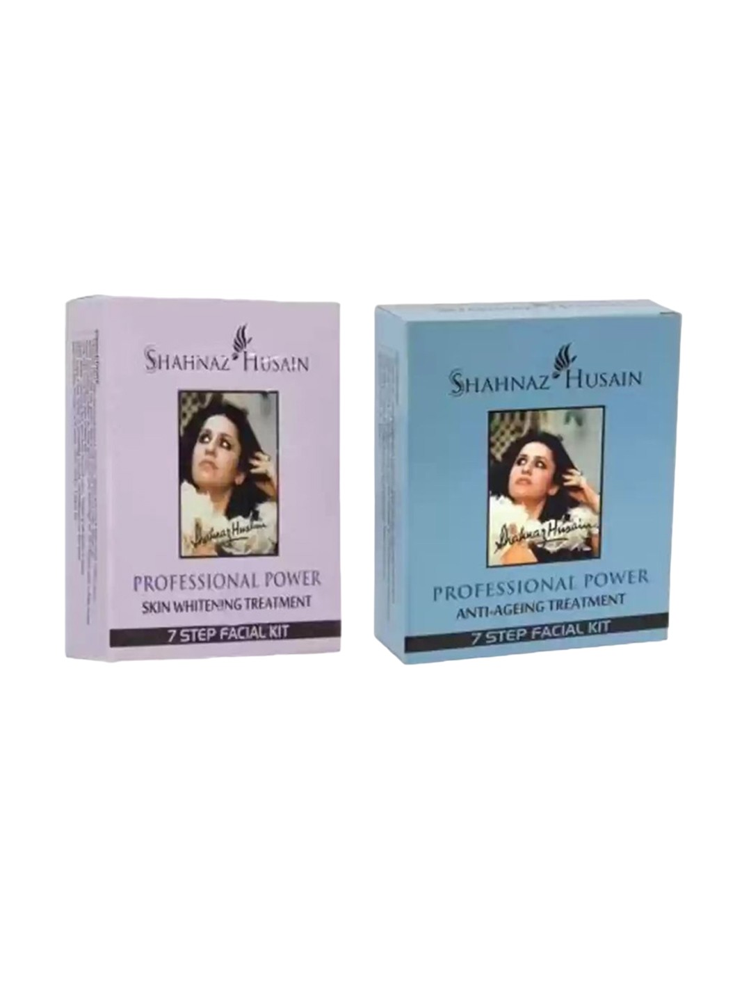 

Shahnaz Husain 2Piece 7-Step Facial Kit - 48g + 15ml Each, Transparent
