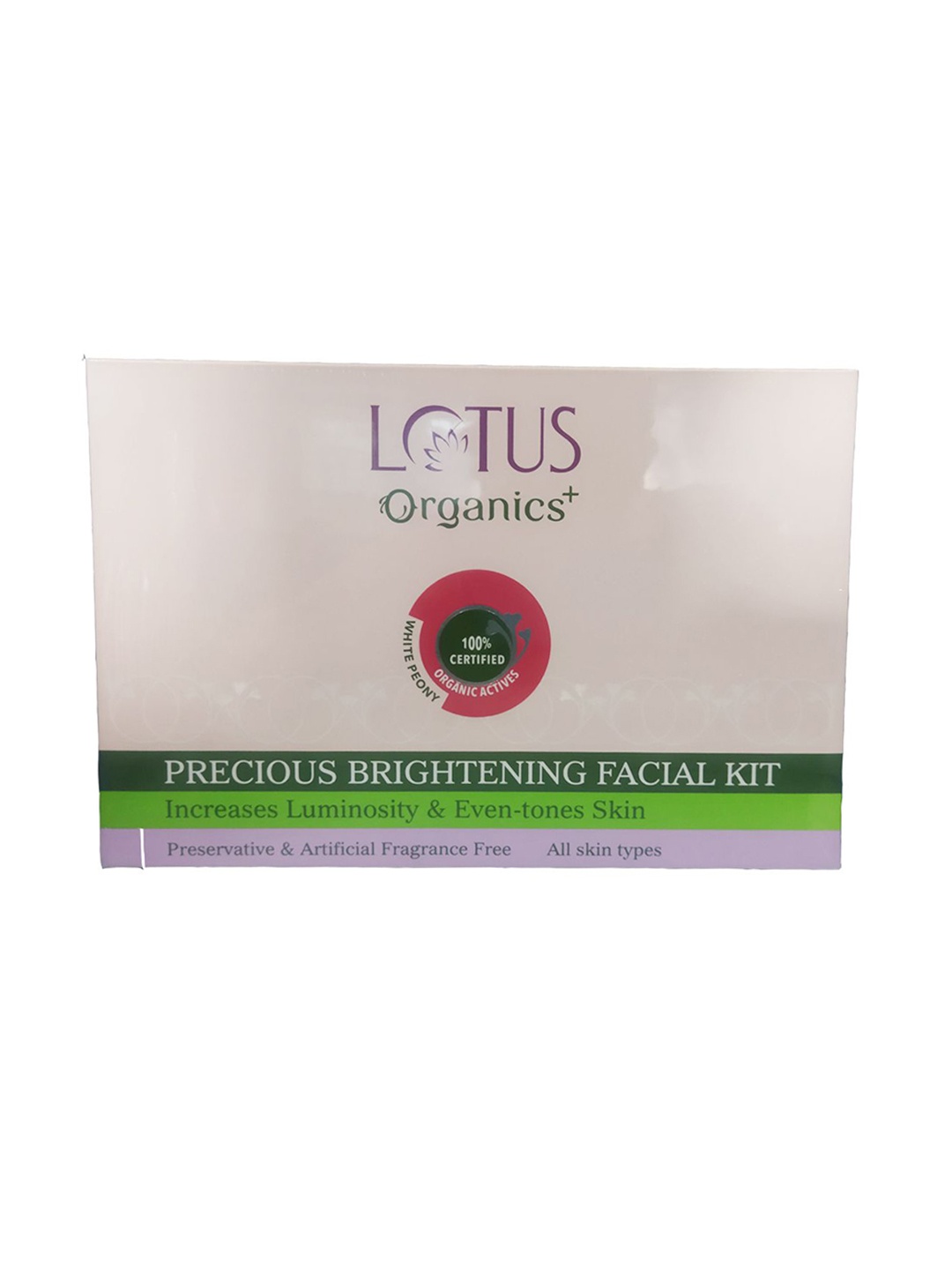 

Lotus Organics+ Precious Brightening Facial Kit - 47g, Pink