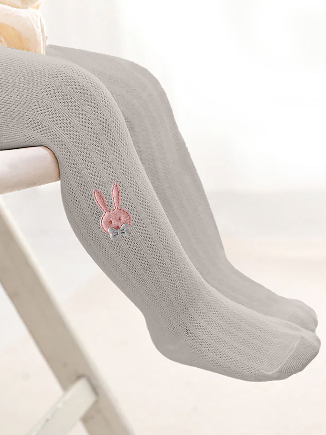 

SYGA Infant Girls Cotton Breathable Stockings, Grey
