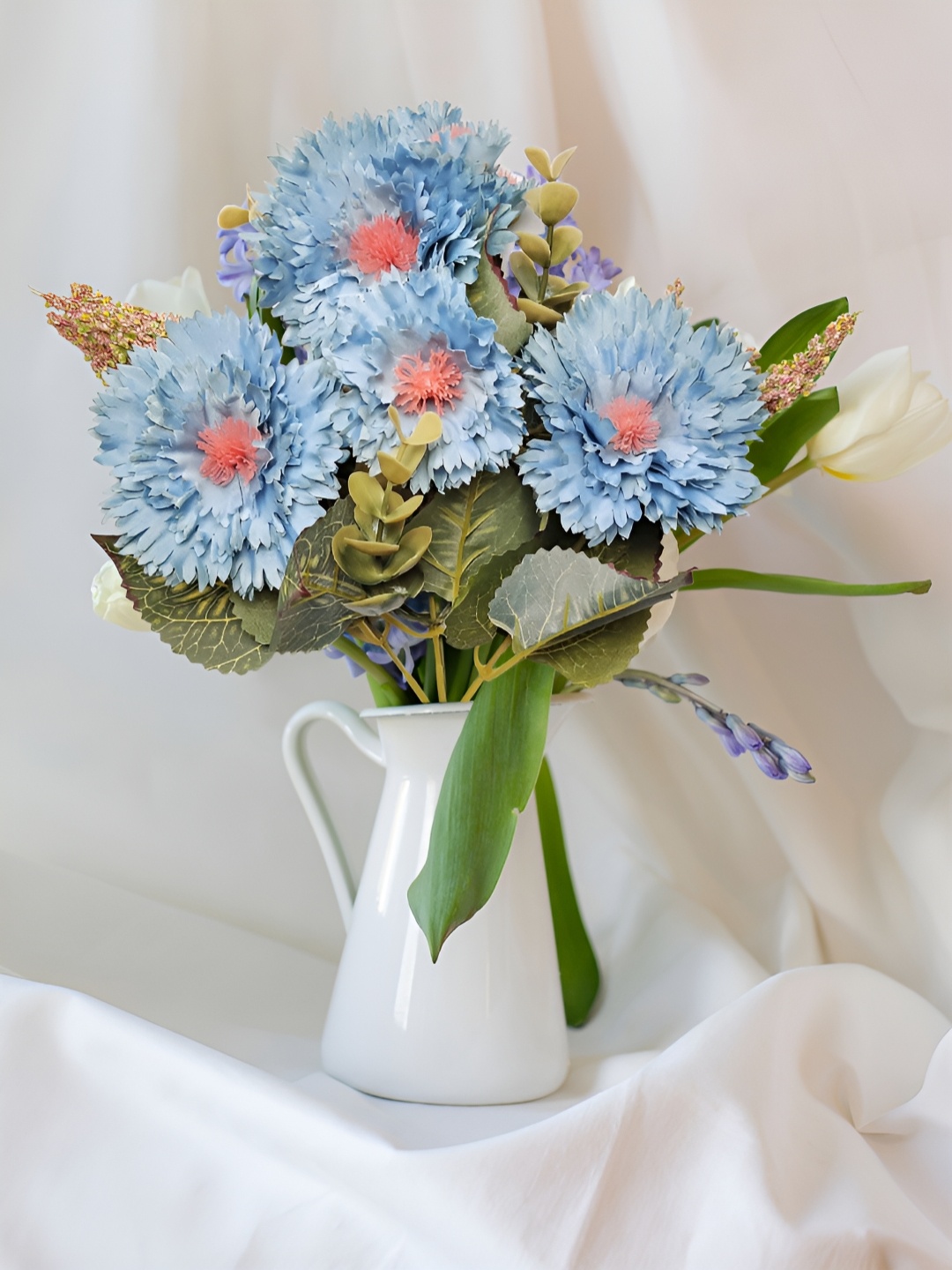 

ARTSY Blue & Green Gerbera Artificial Flower