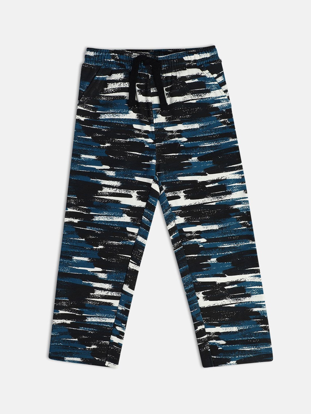 

MINI KLUB Boys Camouflage Printed Cargos Trousers, Blue