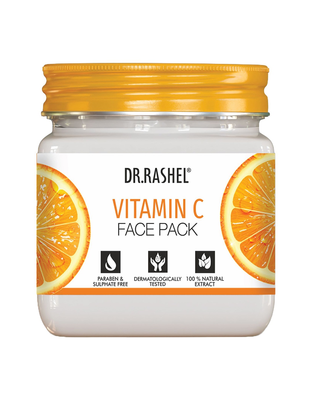 

DR.RASHEL Vitamin C Face Pack For Deep Cleansing - 380ml, Orange