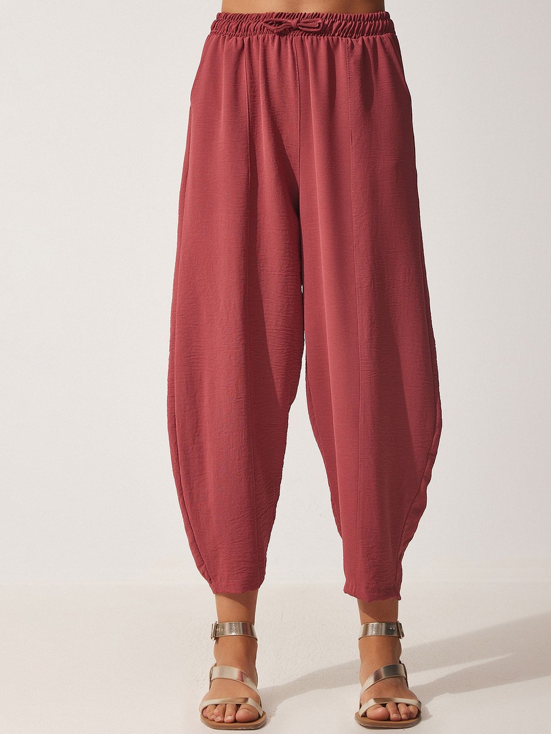 

Happiness istanbul Women Parallel Trousers, Maroon