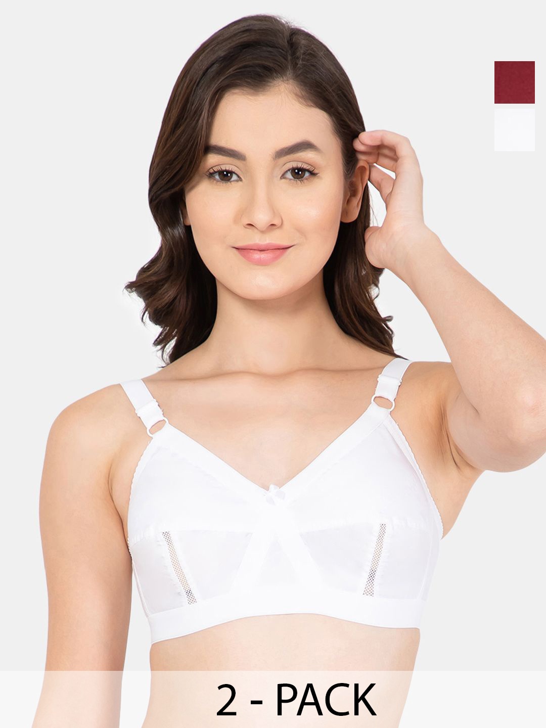

Lady Lyka Bra Cotton Medium Coverage, White