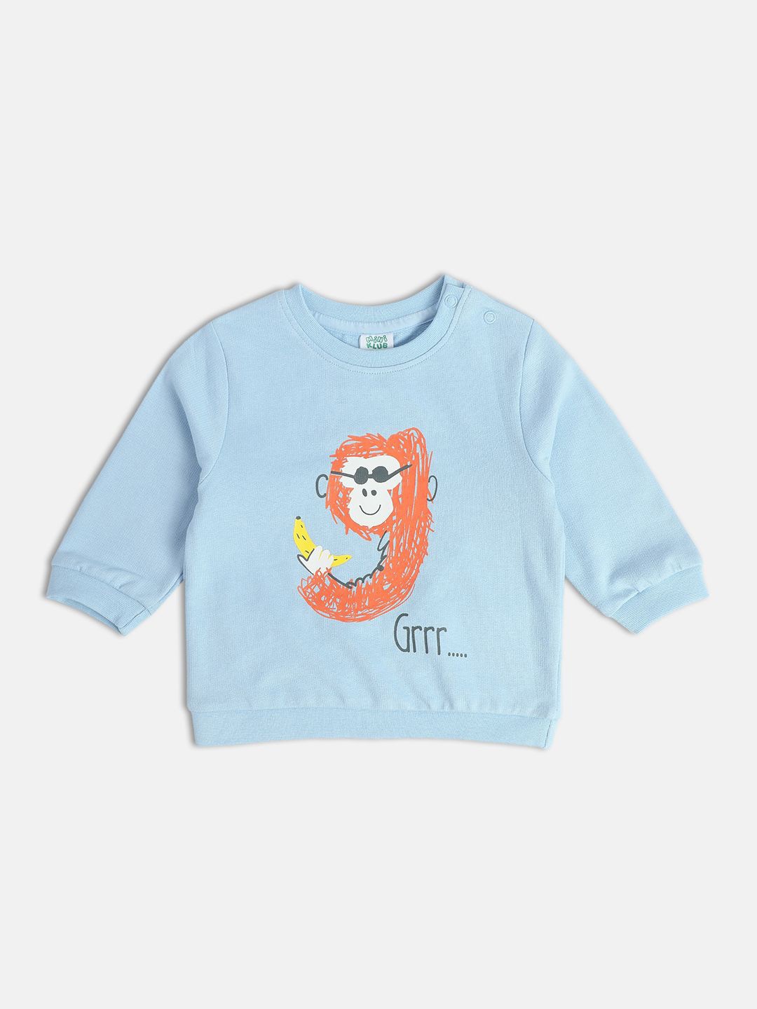 

MINI KLUB Boys Printed Sweatshirt, Blue