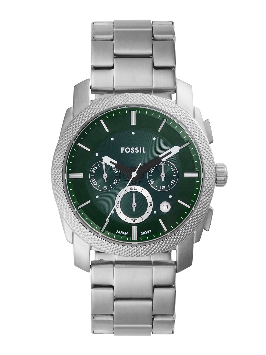 

Fossil Men Dial & Stainless Steel Straps Analogue Multi Function Watch FS6079I, Green