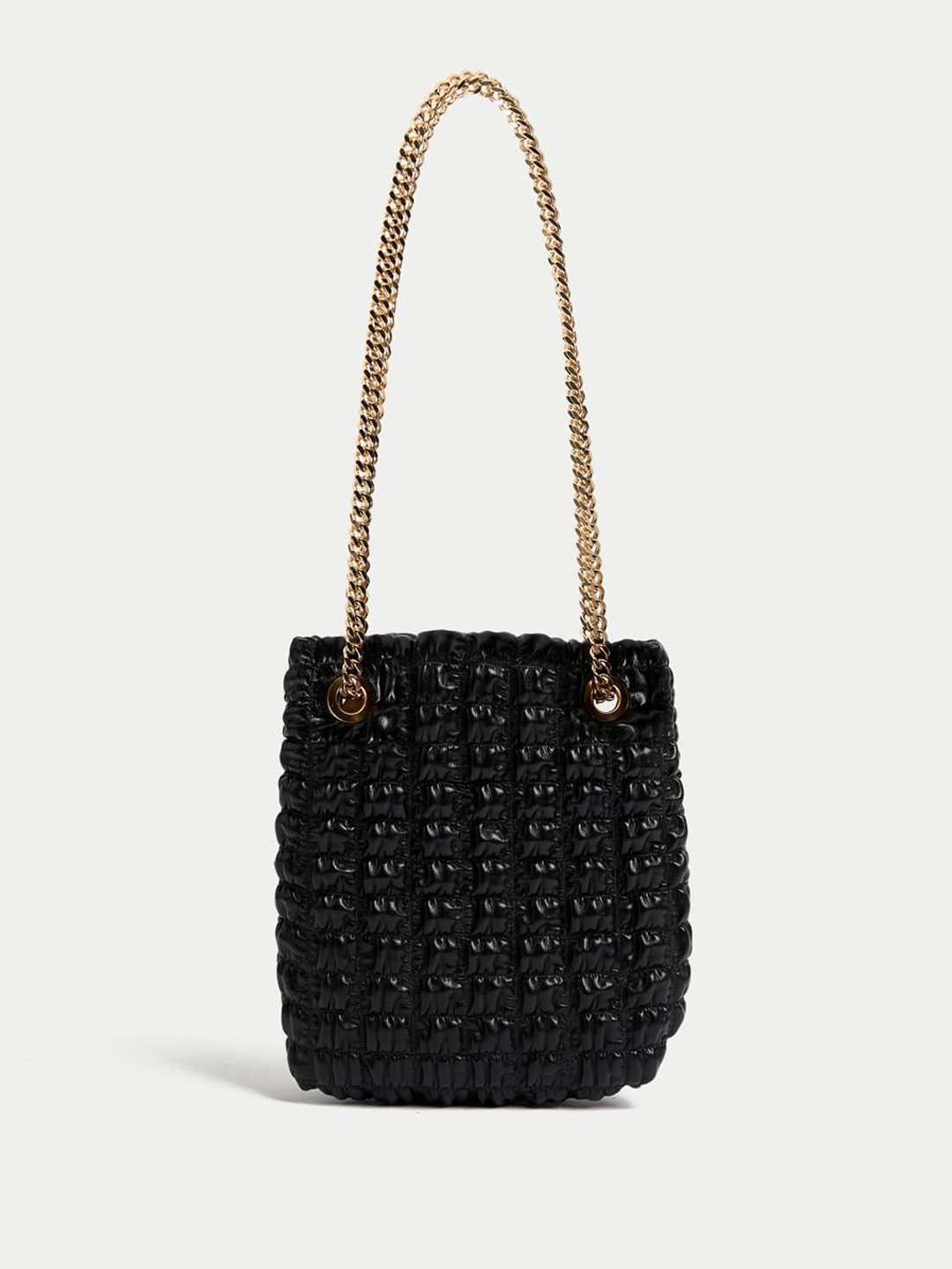

Marks & Spencer PU Structured Shoulder Bag, Black
