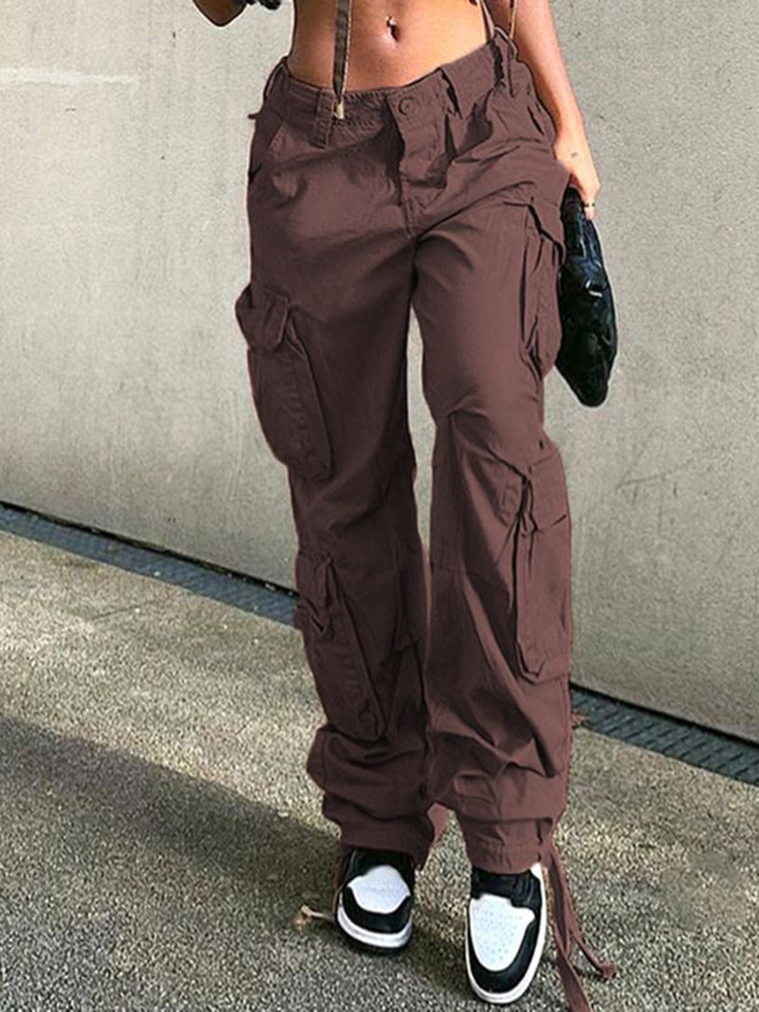 

StyleCast Women Cargos Trousers, Brown