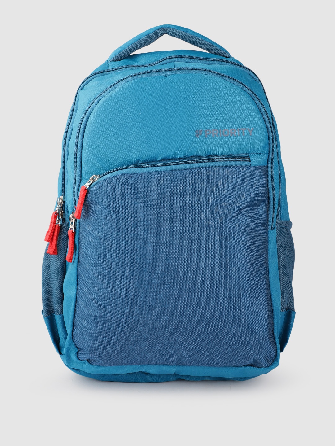 

Priority Unisex Geometric Printed Laptop Backpack- 38L, Blue