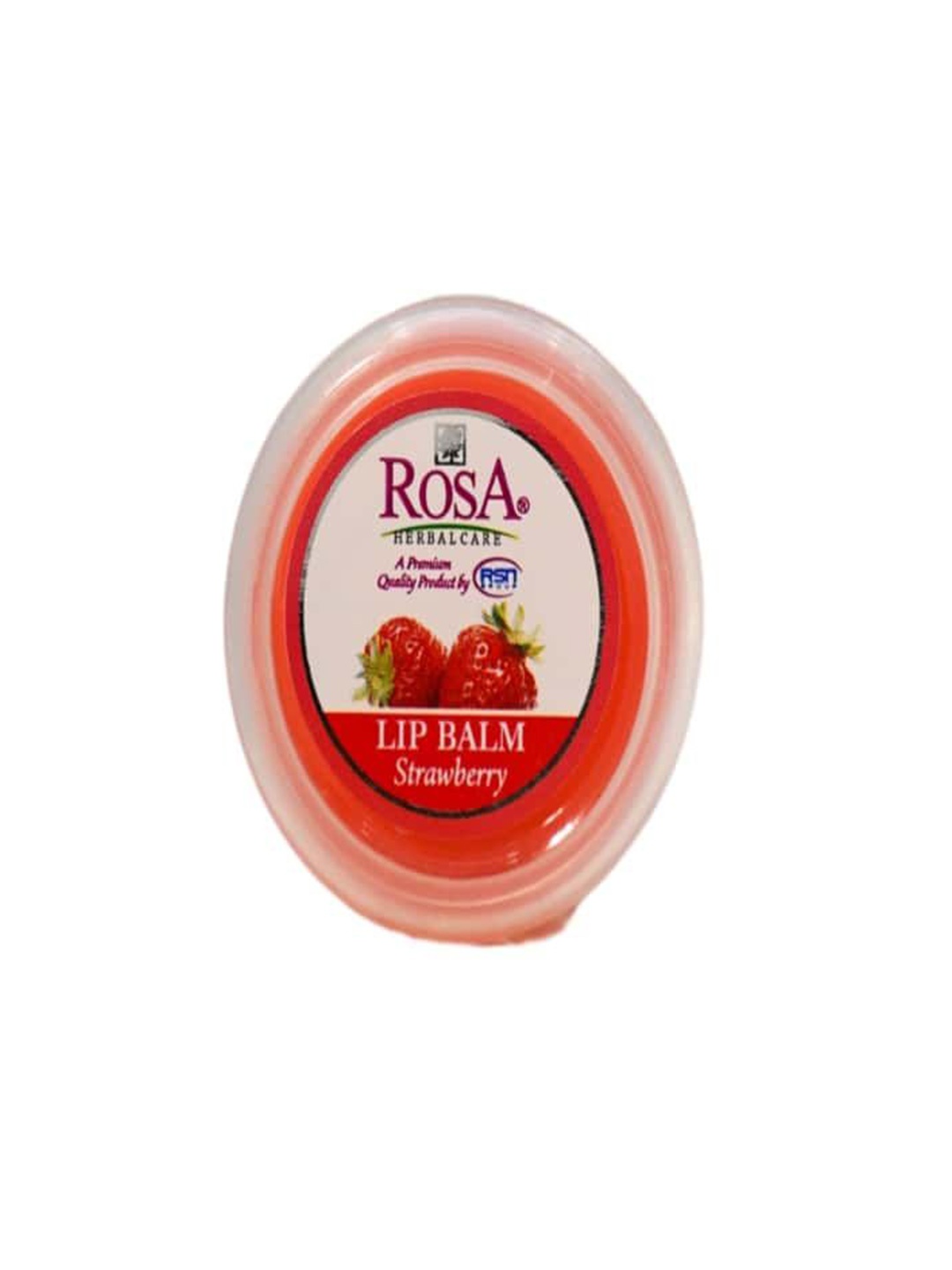 

ROSA Set Of 10 Strawberry Lip Balm- 8gm Each, Red