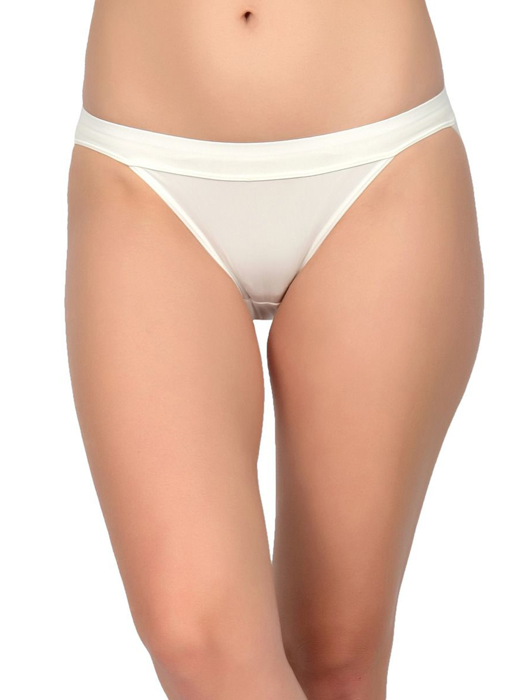 

bare dezire Women's Seamless High-Cut Bikini Briefs- BZ_PNTY_82_WHITE_S