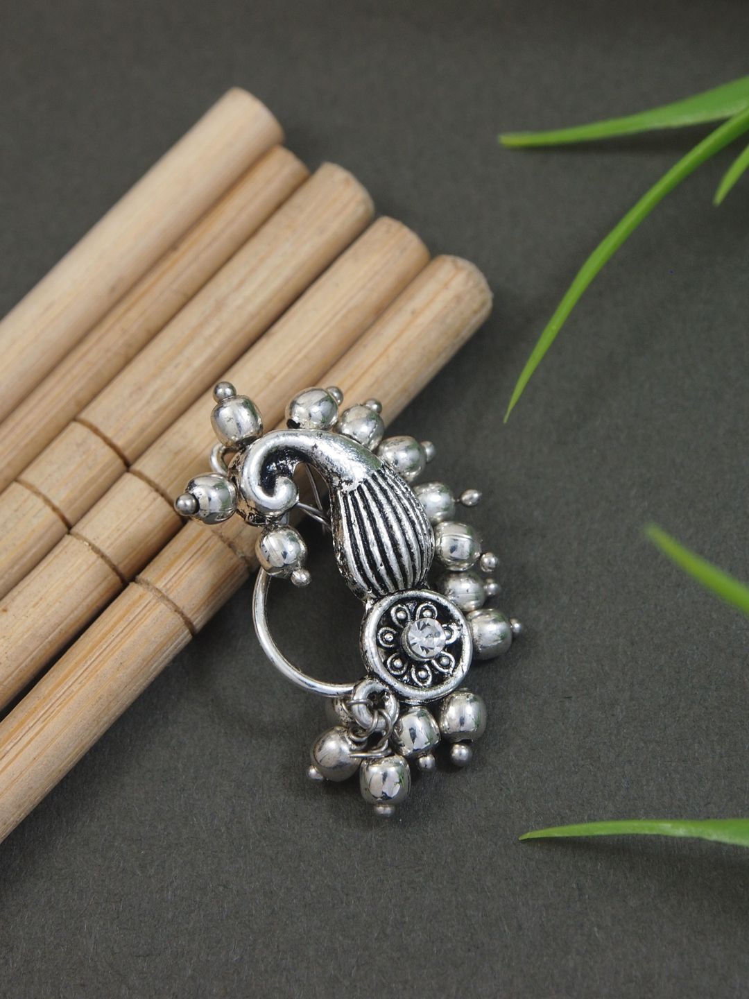 

I Jewels Silver Plated Ring Nosepin