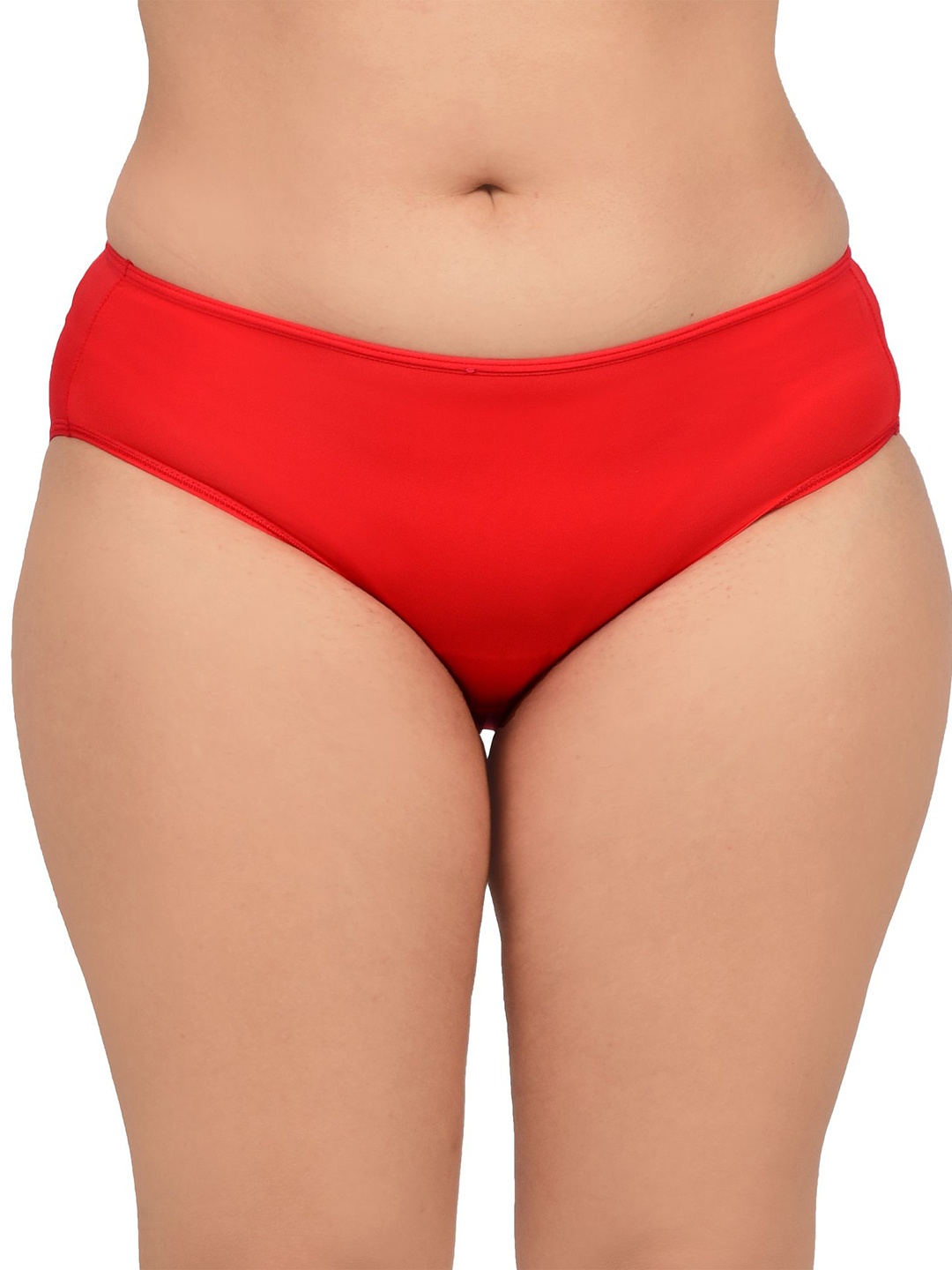

bare dezire Seamless Design High Cut Bikini Briefs- BZ_PNTY_84_RED_M