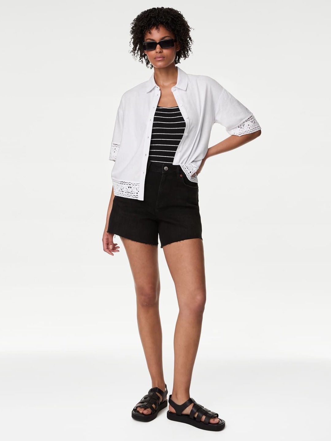 

Marks & Spencer Women Opaque Casual Shirt, White